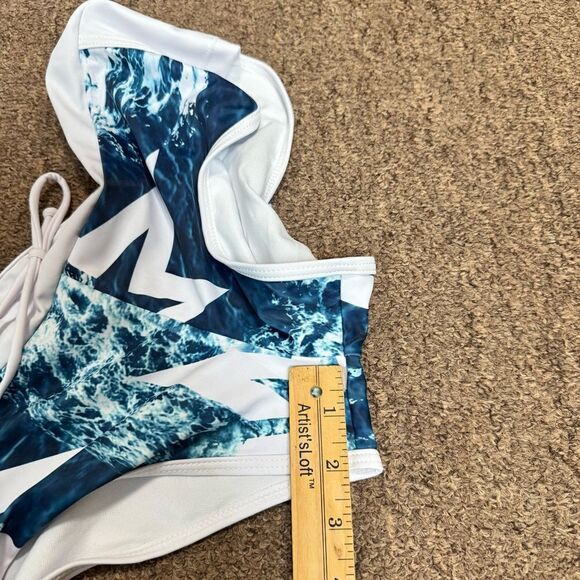 YATEEN Long Sleeve Sun Protection Rash Guard Two Piece Swimsuit Set Size Medium - Picture 11 of 16